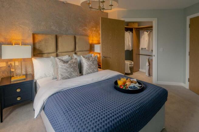Typical master bedroom